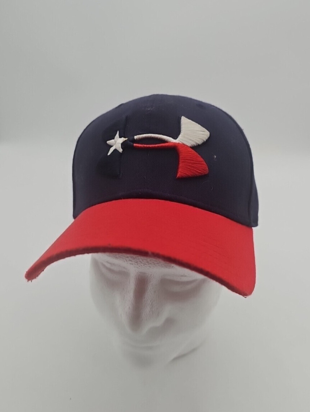 UNDER ARMOUR BOYS Red White And Blue  Stars GRAPHIC BASEBALL CAP / LG/XLG. Rare